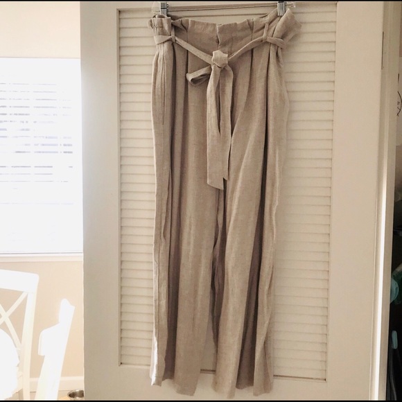 FIRST MONDAY Linen Ankle Pants NWOT! - Picture 8 of 8